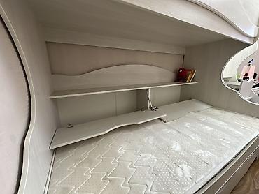 детский комод б у: Двухъярусная детская кровать, Б/у, ЛДСП, цвет - Белый — 3
