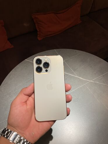 айфон 12про новый: IPhone 13 Pro, Колдонулган, 256 ГБ, Алтын, Кулакчындар, Заряддоочу түзүлүш, Коргоочу айнек, 75 %
