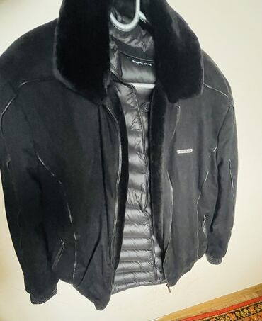 муж пиджак: Куртка 9XL (EU 58), цвет - Черный