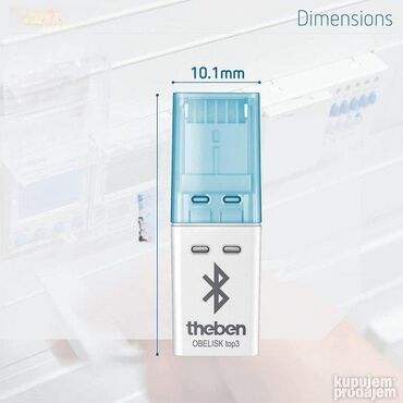 Ostala elektronika: 0469 Timer Theben TR BT OBELISK top3; * Obelisk top3 je Bluetooth — 2