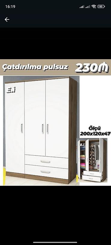 istilik paneli: Yeni, 3 qapılı, Siyirməli, Ağ, Açılan, Düz dolab — 1