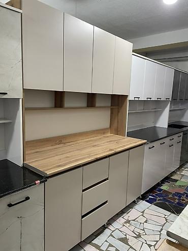 silver kitchen: Кухонный гарнитур, Новый, В рассрочку, цвет - Коричневый — 3