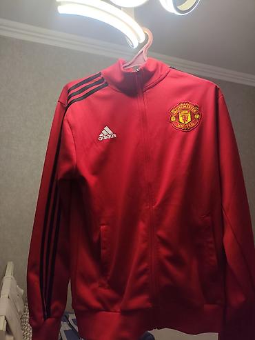спортивный вещи: Куртка-тренировочная Manchester United от Adidas - Модель: спортивная — 3