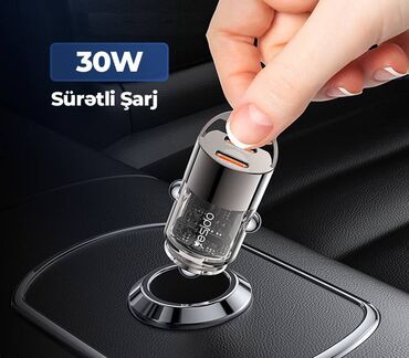 аккумулятор 12в 7а ч: Avtomobil üçün Sürətli Şarj Cihazı, 30W Yesido Y69 avtomobil şarj