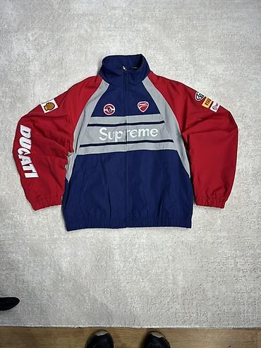 Толстовки: Мужская толстовка, M, L, XL, Supreme, Новый, цвет - Красный, Платная доставка — 5