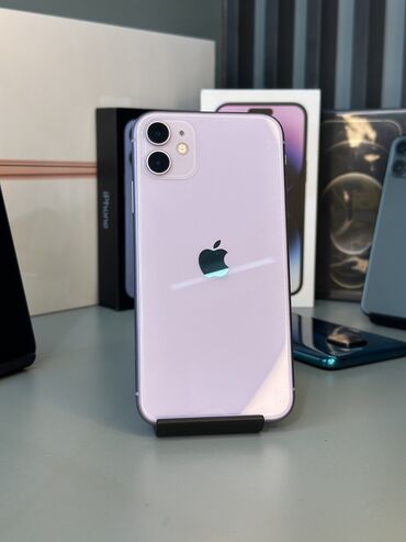 продаю сотовые телефоны: IPhone 11, Б/у, 128 ГБ, Защитное стекло, Чехол, В рассрочку, 88 %