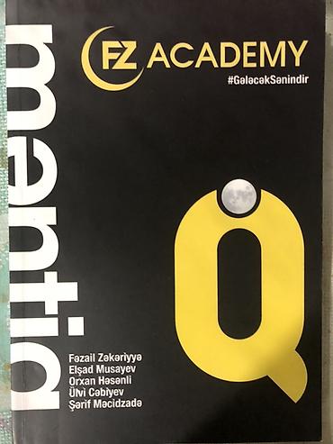 Testlər: Məhsul: FZ Academy – Məntiq (test toplusu) Təsvir: - Qara-sarı — 1