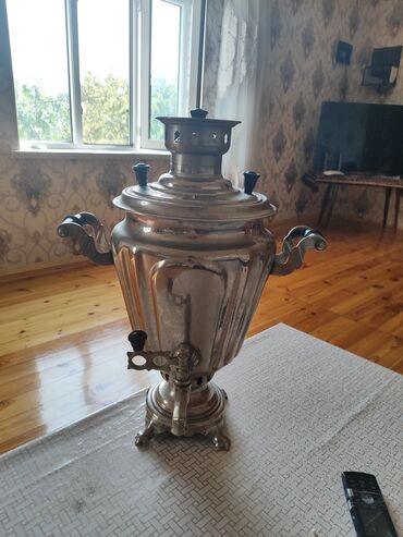 samovar qiyməti: İşlənmiş Od Samovar, 4 l, Ödənişli çatdırılma, Rayonlara çatdırılma, Ünvandan götürmə