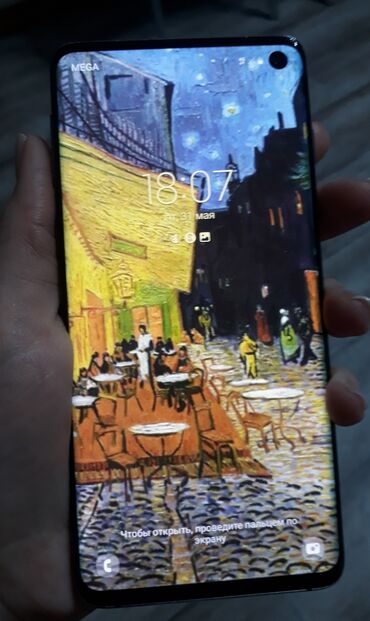 самсунг телефон s10: Samsung Galaxy S10, Б/у, цвет - Черный, 1 SIM