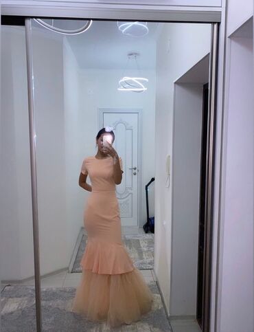 платье с завышенной талией для беременных: Вечернее платье, Русалка, Длинная модель, XS (EU 34)