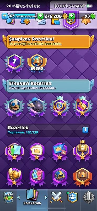 statuya: Clash Royale hesabı – güclü kolleksiya və yüksək göstəricilər - Kral — 6