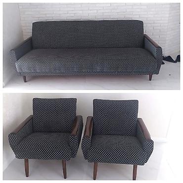 İşlənmiş, Divan, 2 kreslo, Bazalı, Açılan lalafo.az -da İşlənmiş, Divan, 2 kreslo, Bazalı, Açılan