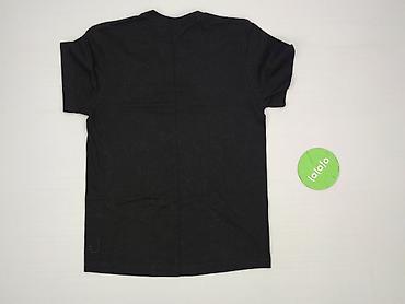 bluzki czarne basic: T-shirt damski, rozmiar M — 3