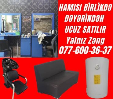 Kişi ve Qadin Salonu üçün 3 nəfərlik salon mebelləri satilir 	 SALON