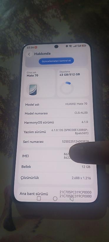 still cool android: Huawei Mate 70, 512 GB, rəng - Gümüşü, İki sim kartlı — 3