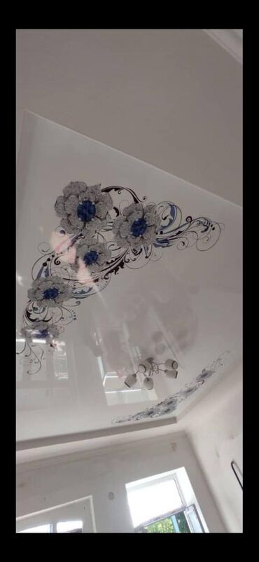 Натяжной потолок: Натяжной потолок Глянцевое, Матовое, 3D потолки Бесплатный замер, Гарантия, Монтаж — 13