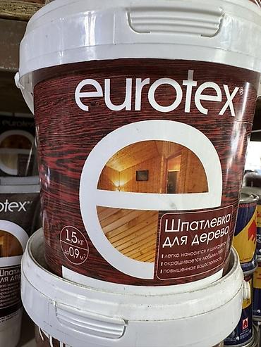 Шпатлевка для дерева Eurotex, ведро 1.5 кг. - Предназначена для