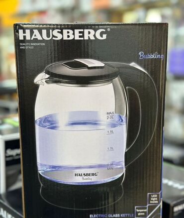 Mətbəx üçün digər texnika: Elektrik çaydan Hausberg, 1.6 - 2 l
