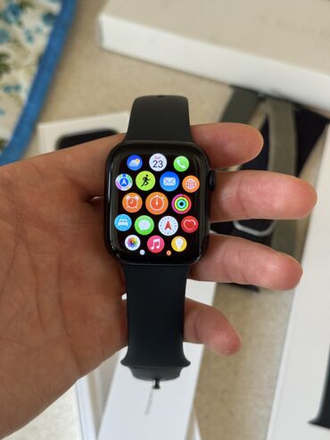 кнопочный телефон apple: Б/у, Смарт часы, Apple, Водонепроницаемый, цвет - Синий