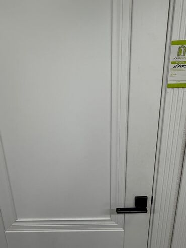 дверь внутренняя: Жабык ички эшик, Боёлгон, түсү - Ак