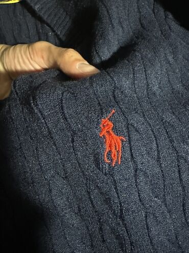 вязанные кофта: Свитер POLO Ralph Lauren, мужской, размер XL (указан на ярлыке)