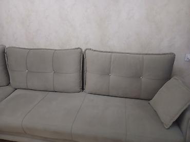 Divanlar: Künc divan, İşlənmiş, Açılan, Bazalı, Vеlur parça, Çatdırılma yoxdur — 4