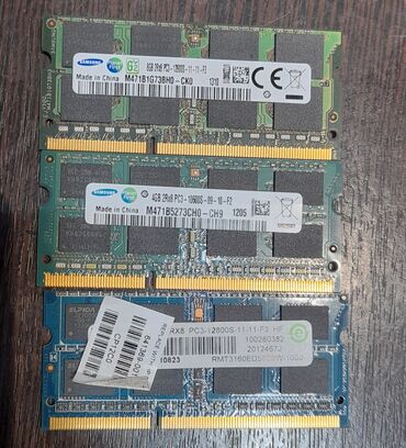 ddr4 8gb ram notebook: Operativ yaddaş (RAM) Samsung, 8 GB, 1600 Mhz, DDR3, Noutbuk üçün