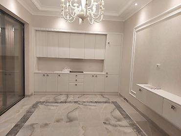 divar ref: Mebel dəsti – müasir dizaynlı ağ rəngdə - Mətbəx mebeli: Divar və alt — 3