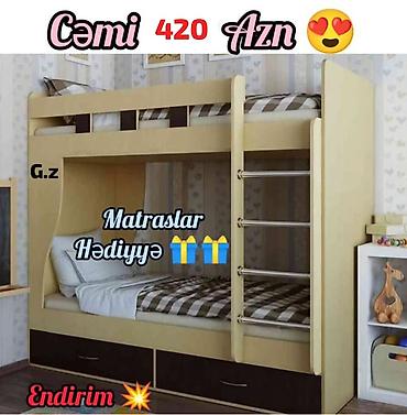 *2 Mərtəbə Çarpayı ✔️420Azn* ✔️Rəng seçimi sərbəst ✔️Ölçü: 180/80 lalafo.az -da *2 Mərtəbə Çarpayı ✔️420Azn* ✔️Rəng seçimi sərbəst ✔️Ölçü: 180/80