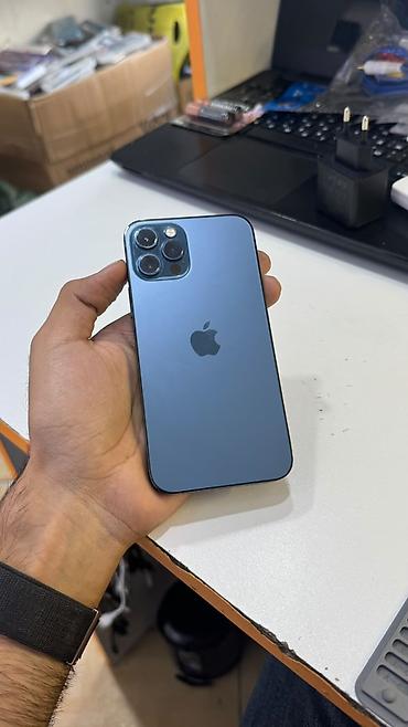 i̇phone usb: IPhone 12 Pro, 256 GB, Pacific Blue, Barmaq izi, Face ID, Simsiz şarj — 2