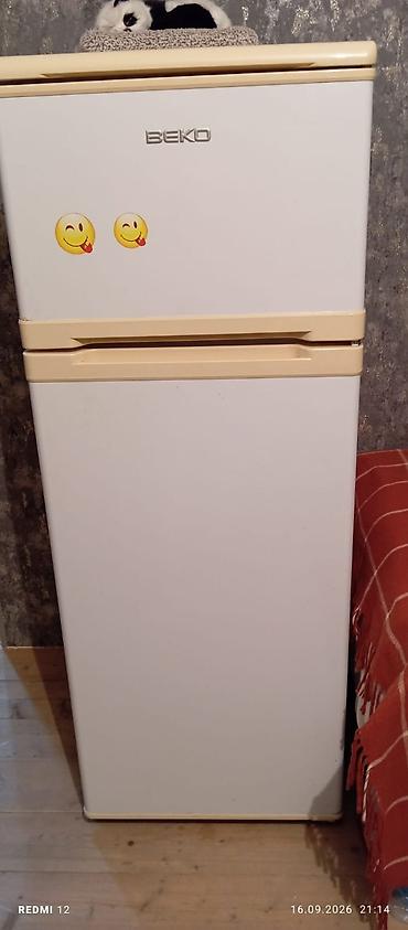 ucuz tel: İşlənmiş 2 qapılı Beko Soyuducu Satılır, rəng - Ağ — 1