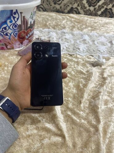 телефоны раскладушки: Redmi, Redmi Note 13, Колдонулган, 512 ГБ, түсү - Кара, 1 SIM