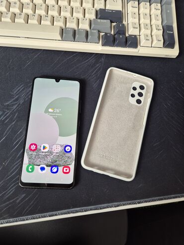 корпоративный тариф: Samsung Galaxy A32, Б/у, 128 ГБ, цвет - Синий, 2 SIM