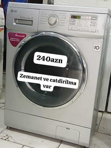 Soyuducular: Paltaryuyan maşın LG, 6 kq, İşlənmiş, Avtomat, Kredit yoxdur, Ünvandan götürmə, Ödənişli çatdırılma