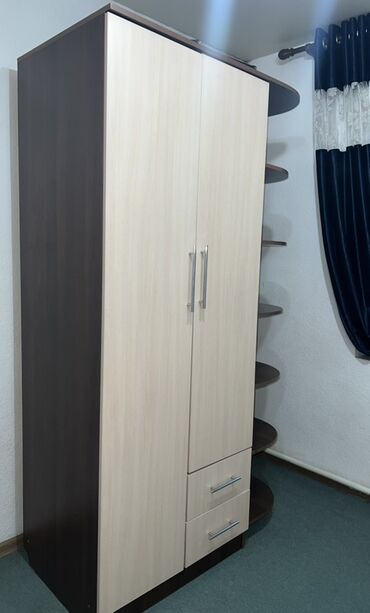 шкаф 2 х дверные: Кийим салуучу шкаф, Колдонулган, ЛДСП