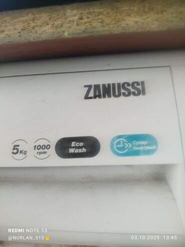 hard disk satisi: Стиральная машина Zanussi, 5 кг, Автомат, Без сушки, Нет кредита