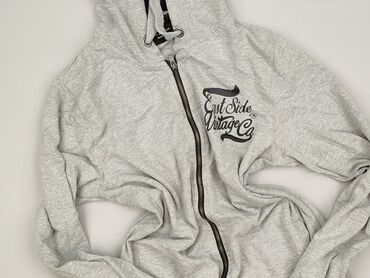 spodnie czarne tech fleece: Livergy, Hoodie for men, size M