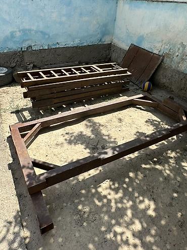трек потолок: Металлическая ферма/основание для ворот + направляющие - Жесткая — 1