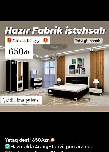 islenmis termo: 2 təknəfərlik çarpayı, Komod, Dolab, Termo, Yeni — 3