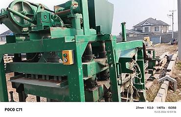 Производство пескоблоков: Пескоблок станок автоматика сатылат. Мешалка, лента, араба, станок — 6