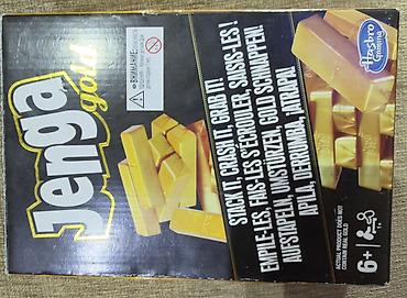 jenga: Jenga Gold — настольная игра Hasbro с «золотыми» брусками. Цена - 350 — 4