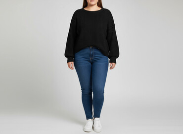 sweter gruby: Светр жіночий, розмір 6XL