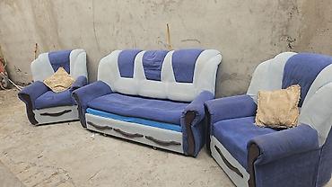 belarus mebel: Mebel dəsti – 3+1+1 yumşaq mebel - Tərkib: 3 nəfərlik divan və 2 ədəd — 2