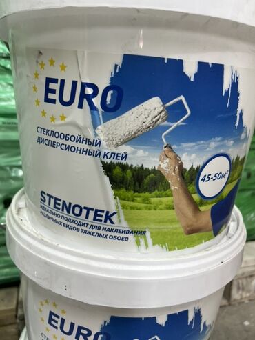 валик с узором: Стеклообоиный дисперсионный клей EURO, идеально подходящий для