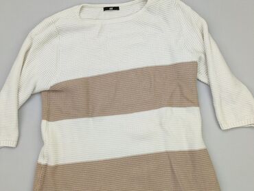 bluzki w biało czarne paski: Tunika, H&M, S, stan - Dobry