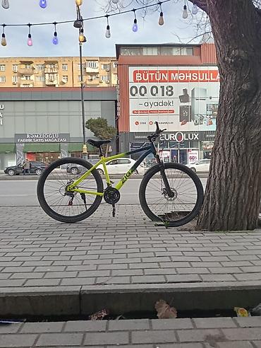 İdman velosipedləri: ZIGZ brendli şəhər/mtb tipli velosiped - Rəng: neon sarı və qara — 2