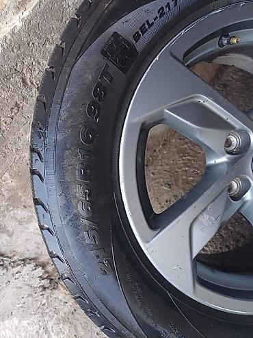 Шиналар жана дисктер: Дөңгөлөктөр монтажда 215 / 65 / R 16, Кыш, Колдонулган, Комплект, Жеңил унаалар, Куйма, тешиктери - 4 — 2