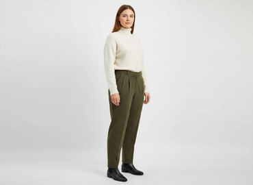 kapcie ze sztywnym zapietkiem: Material trousers for women, size 2XL