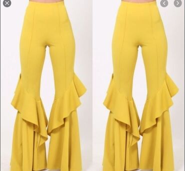 Pantalone: L (EU 40), Visok struk, Zvoncare — 14