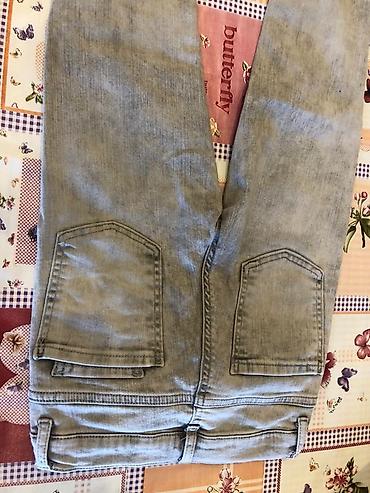 Cinslər və şalvarlar: LC Waikiki uşaq cins şalvarı - Rəng: Açıq boz (washed effektli) - — 2